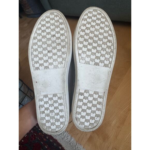 Women’s Birdies the Starling Blue Corderoy Slip-Ons, Slate Blue Color - Picture 5 of 8